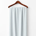 AFAS Custom Size White & Sky Blue Pinstripe Cotton fabric - SKU F0024