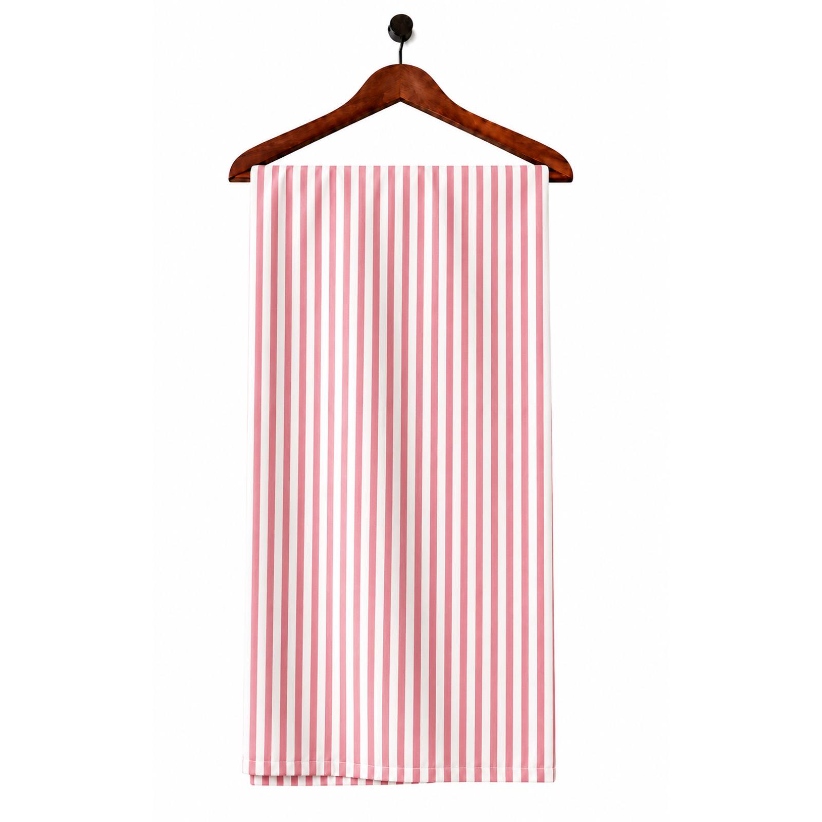 AFAS Custom Size Soft reddish & White Stripe Apparel Cotton Fabric - SKU F0003
