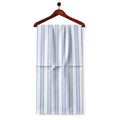 AFAS Custom Size White Sky Blue Multi Stripe Cotton fabric - SKU F0030