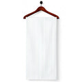 AFAS Custom Size Classic White Blue Pencil Stripe Cotton Fabric - SKU F0038