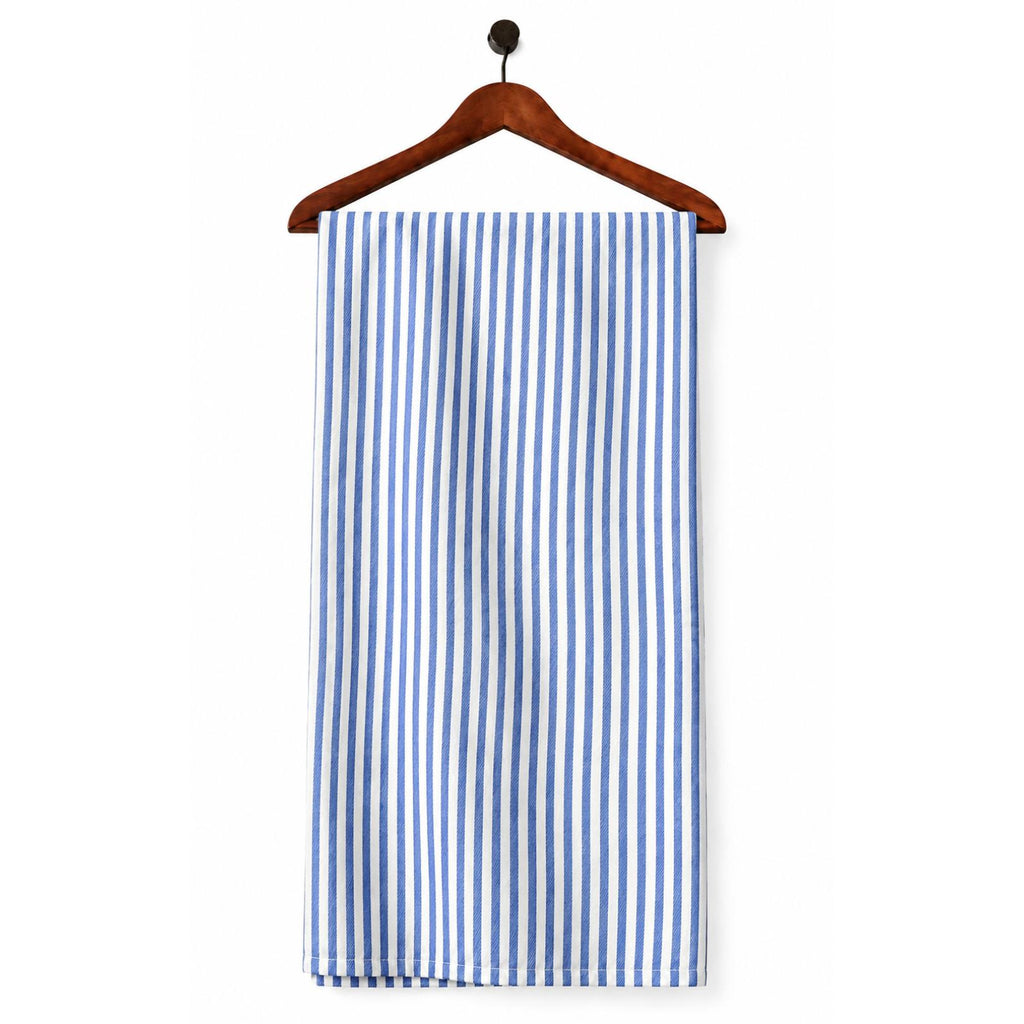 AFAS Custom Size Classic Blue Stripe Cotton Fabric - SKU F0004