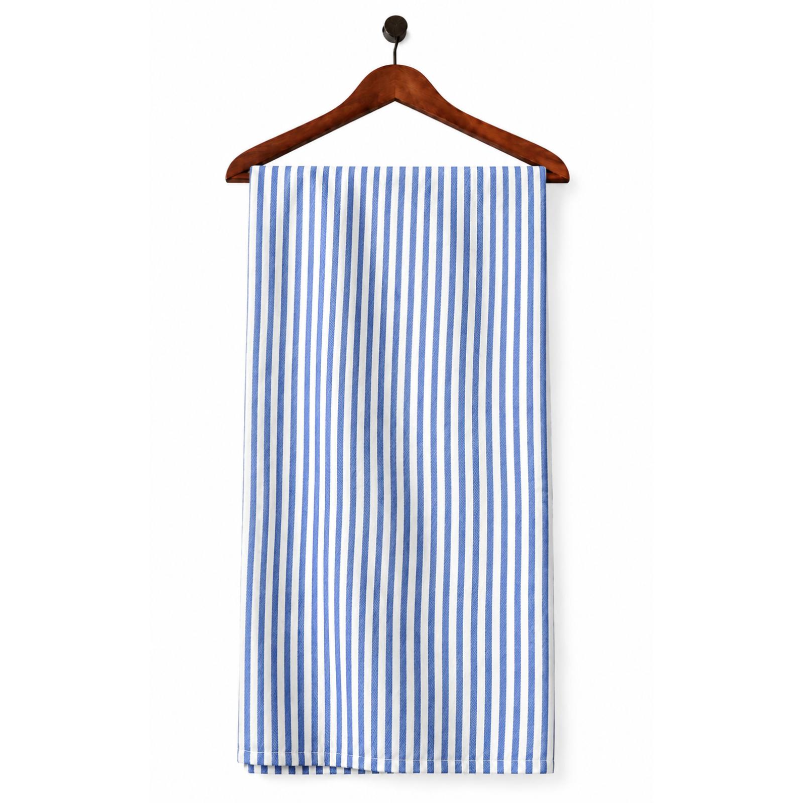 AFAS Custom Size Classic Blue Stripe Cotton Fabric - SKU F0004