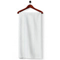 AFAS Custom Size White Fine Blue Stripe Cotton Fabric SKU F0045