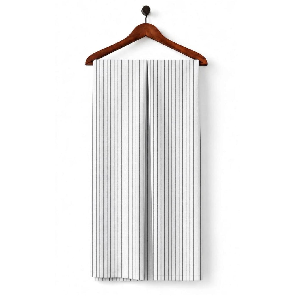 AFAS Custom Size Micro Black Pinstripe Cotton Fabric SKU F0047