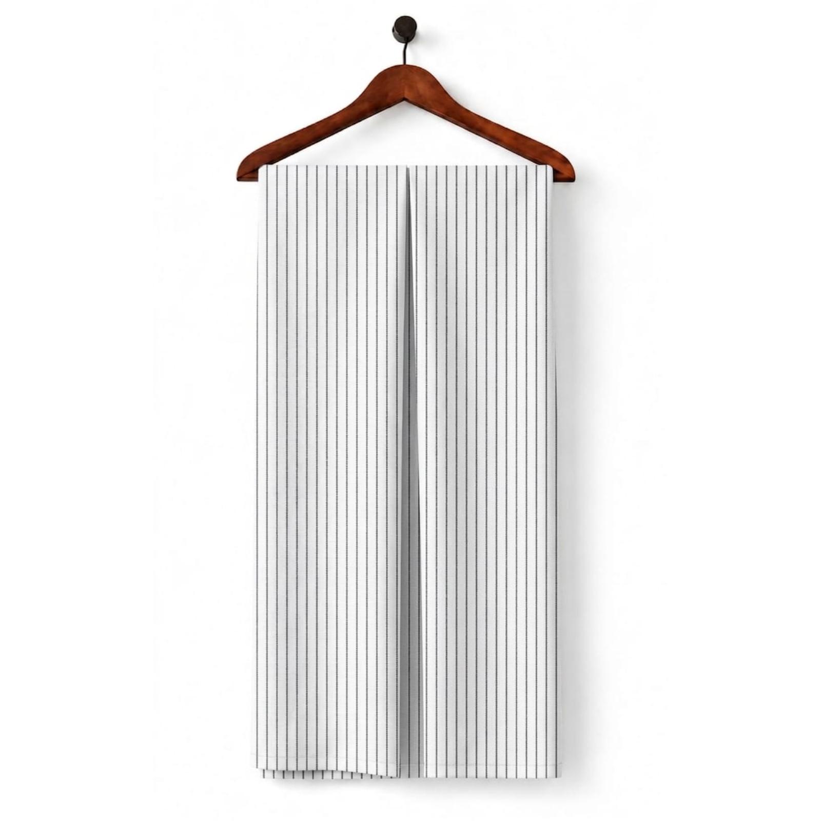 AFAS Custom Size Micro Black Pinstripe Cotton Fabric SKU F0047