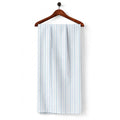AFAS Custom Size Blue & White Vertical Pinstripe Cotton Fabric SKU F0049