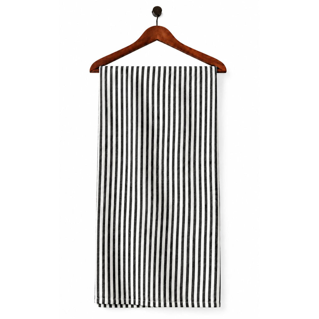 AFAS Custom Size Classic Black Stripe Cotton Fabric - SKU F0005