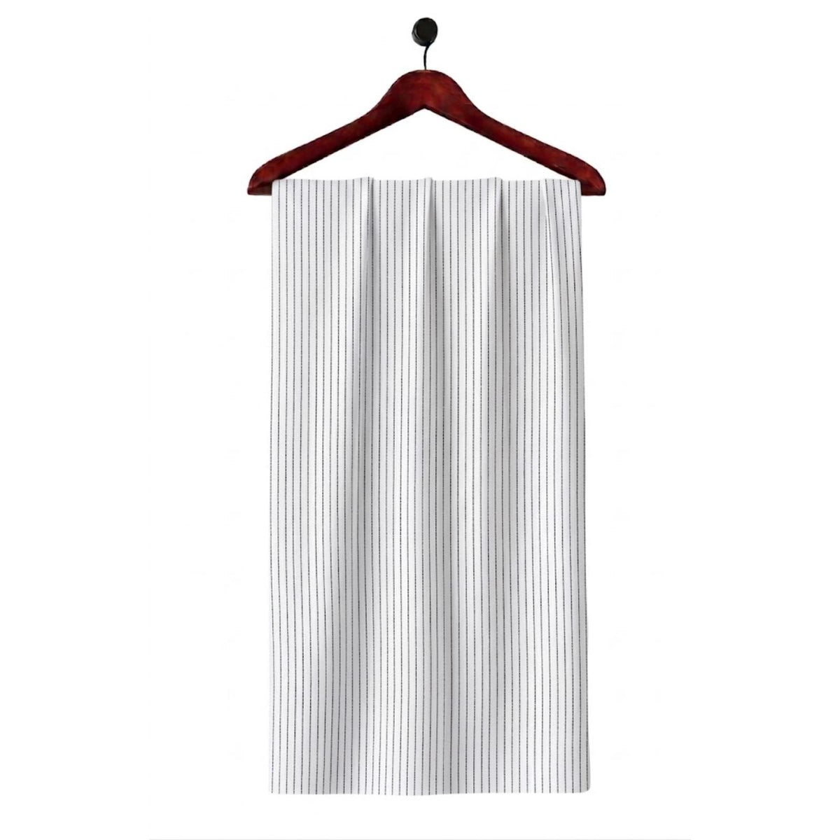 Custom Made White & Black Dotted Stripe Shirt ! AFAS