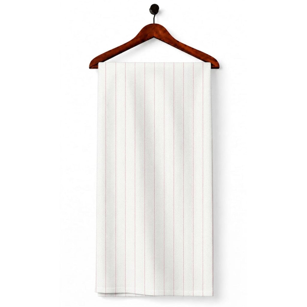 AFAS Custom Size Classic Pink Pinstripe Cotton Fabric - SKU F0008