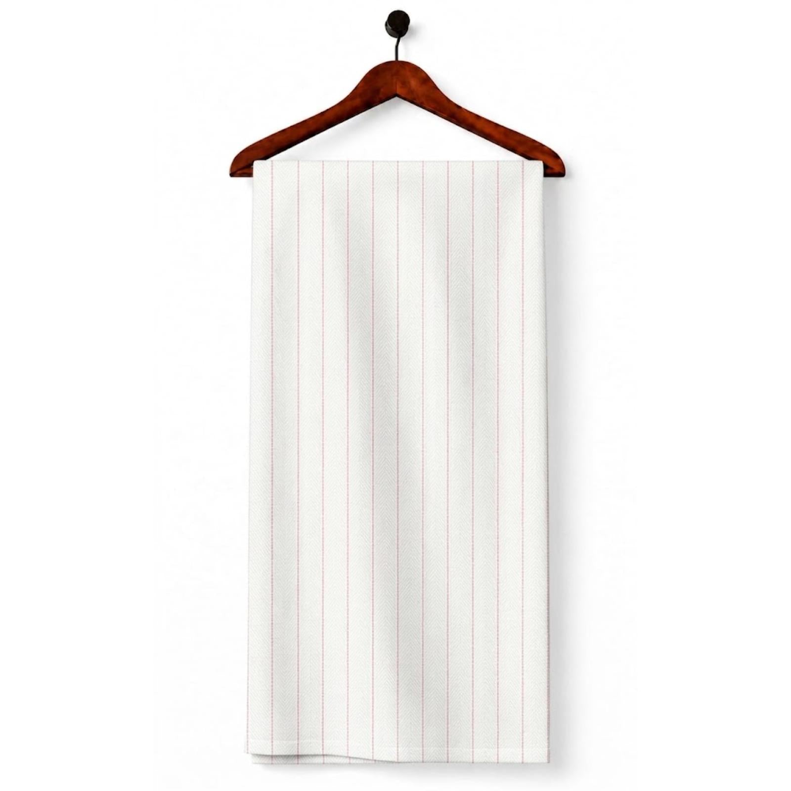 AFAS Custom Size Classic Pink Pinstripe Cotton Fabric - SKU F0008