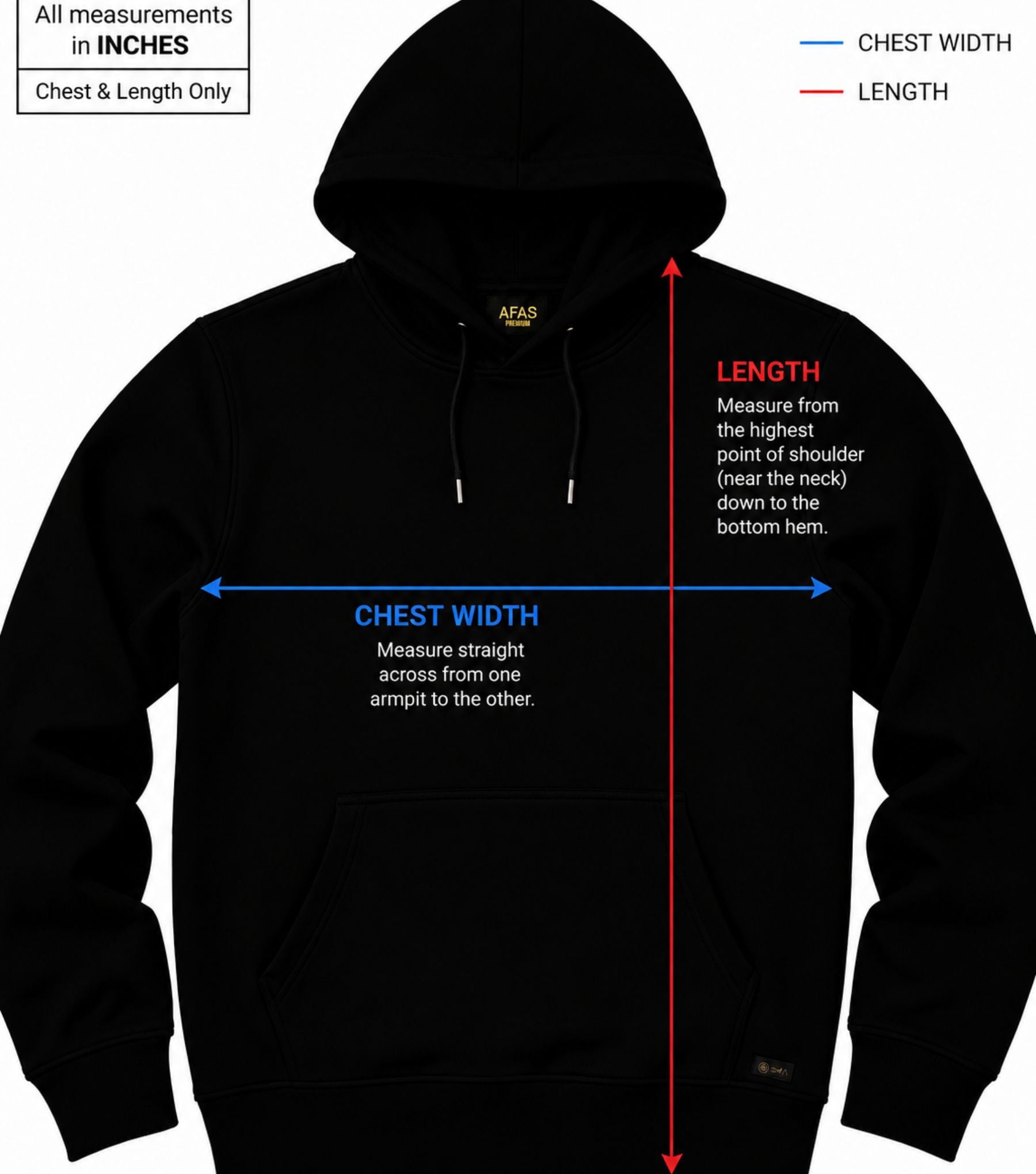 Premium Export Quality Custom On-Demand Embroidered Hoodie | SKU: MH0285