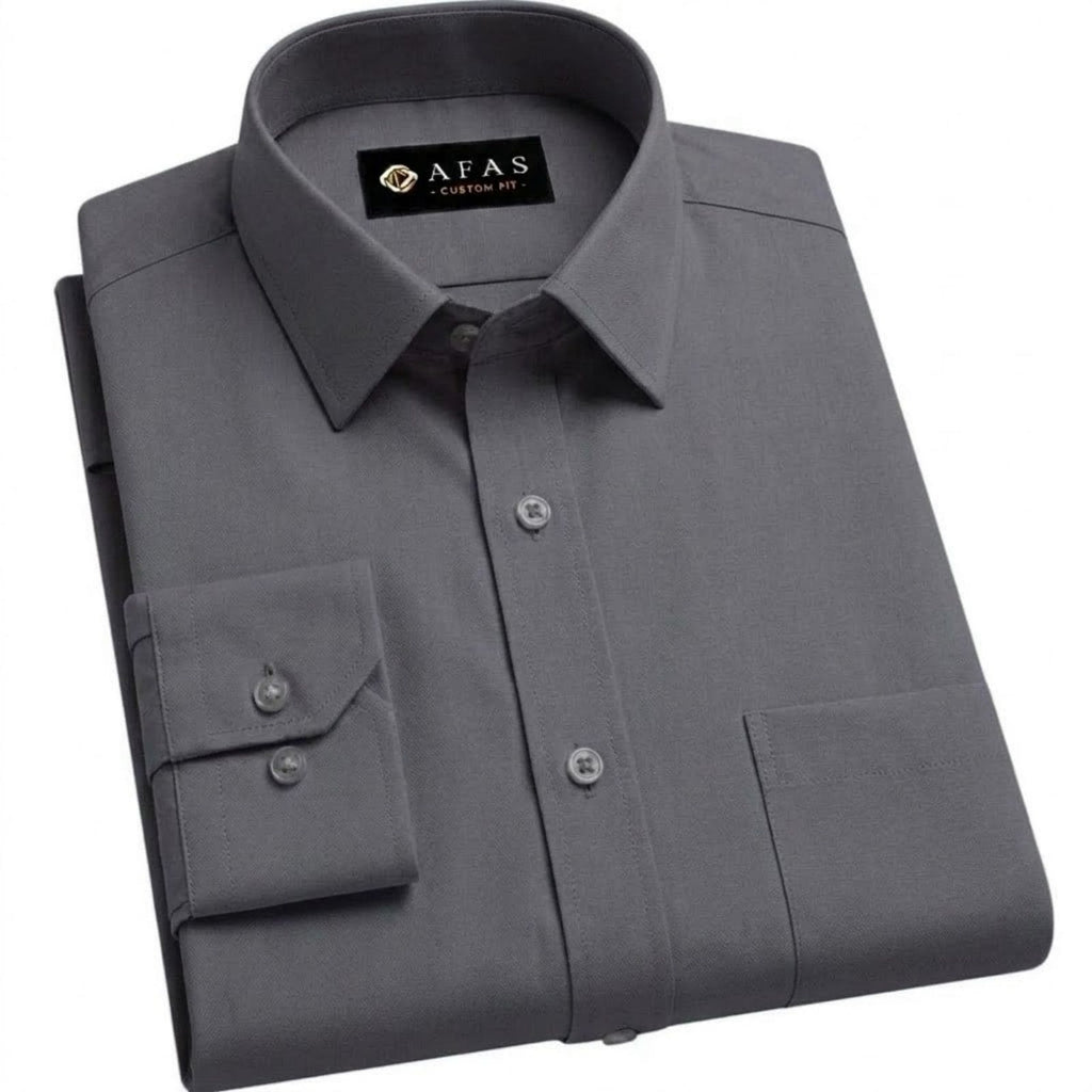 Slate Grey Textured Cotton Fabric SKU ! 425