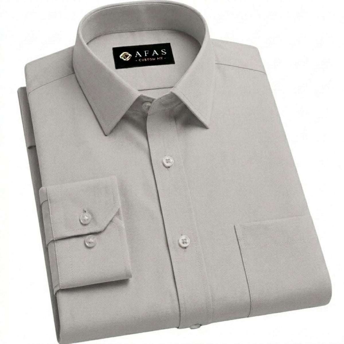Light Grey Fine Textured Cotton Fabric SKU ! 424