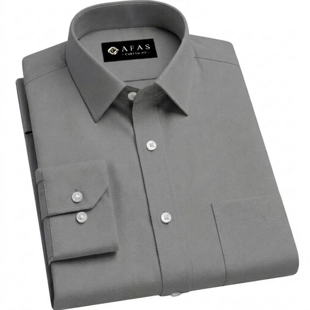 Medium Grey Solid Cotton Fabric SKU ! 428