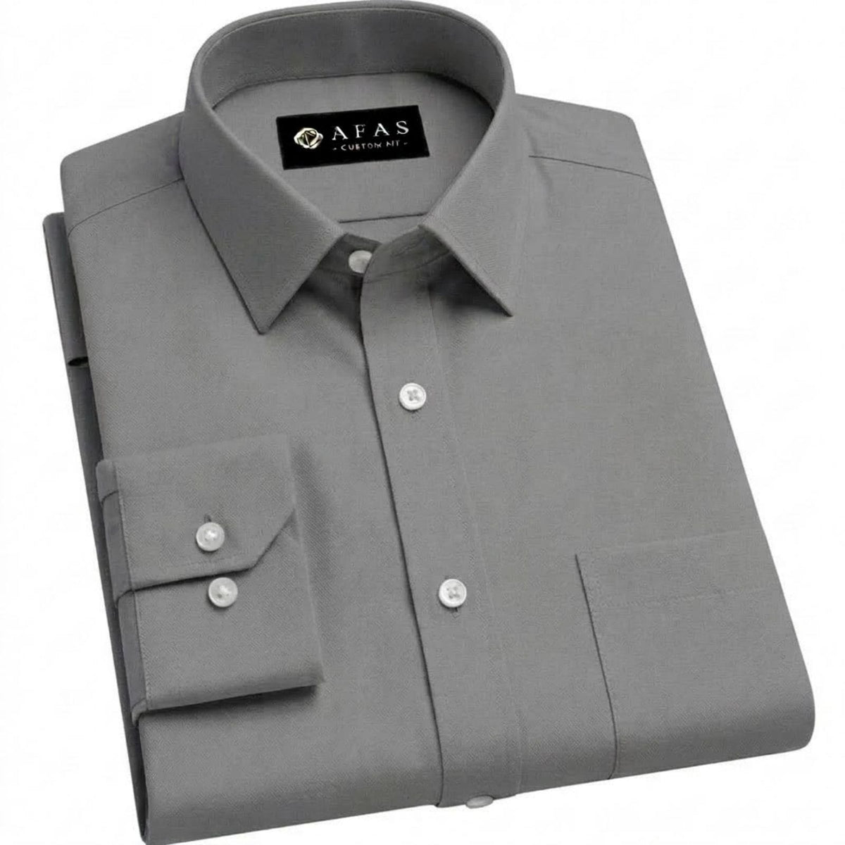 Medium Grey Solid Cotton Fabric SKU ! 428