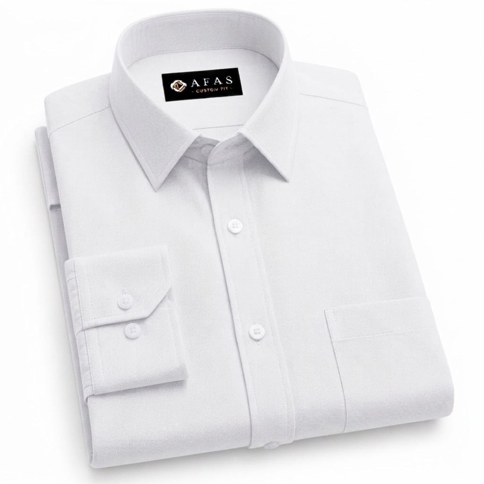 Men's Solid Light Grey Oxford Cotton Fabric SKU ! 314