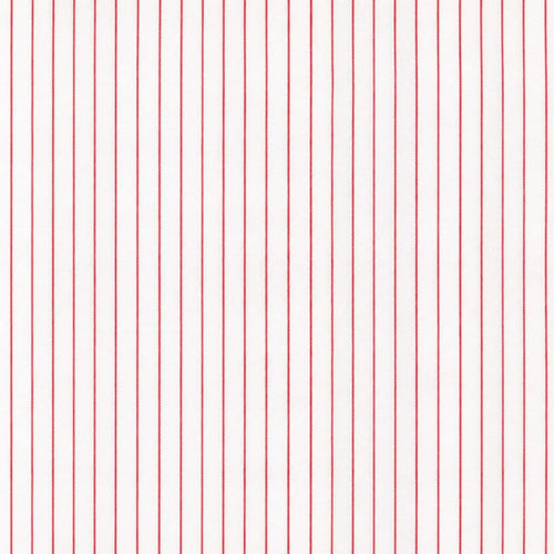 AFAS Custom Size Classic Red Pinstripe Cotton Fabric - SKU F0018