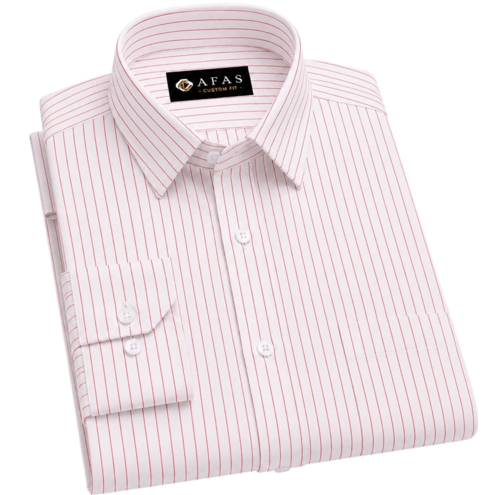 AFAS Custom Size Classic Red Pinstripe Cotton Fabric - SKU F0018
